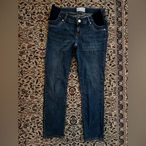 GAP maternity vintage slim jeans size 25/0, inset panel